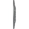 Ekena Millwork Bordeaux Ceiling Medallion (Fits Canopies up to 3 1/4"), Hand-Painted Platinum, 22 5/8"OD x 1 3/4"P CM22BOPLS - alternate 2